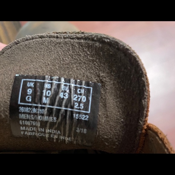 Clarks BUSHACRE chukka boot 10